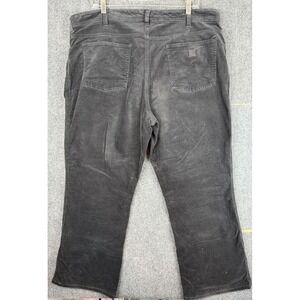 Carhartt Women's Corduroy Pants Black Original Fit Size 18 Short Bohemian